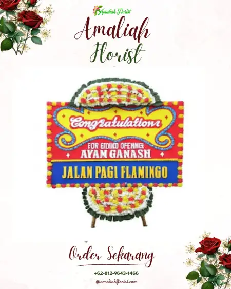 Sewa Papan Bunga Mataram Baru